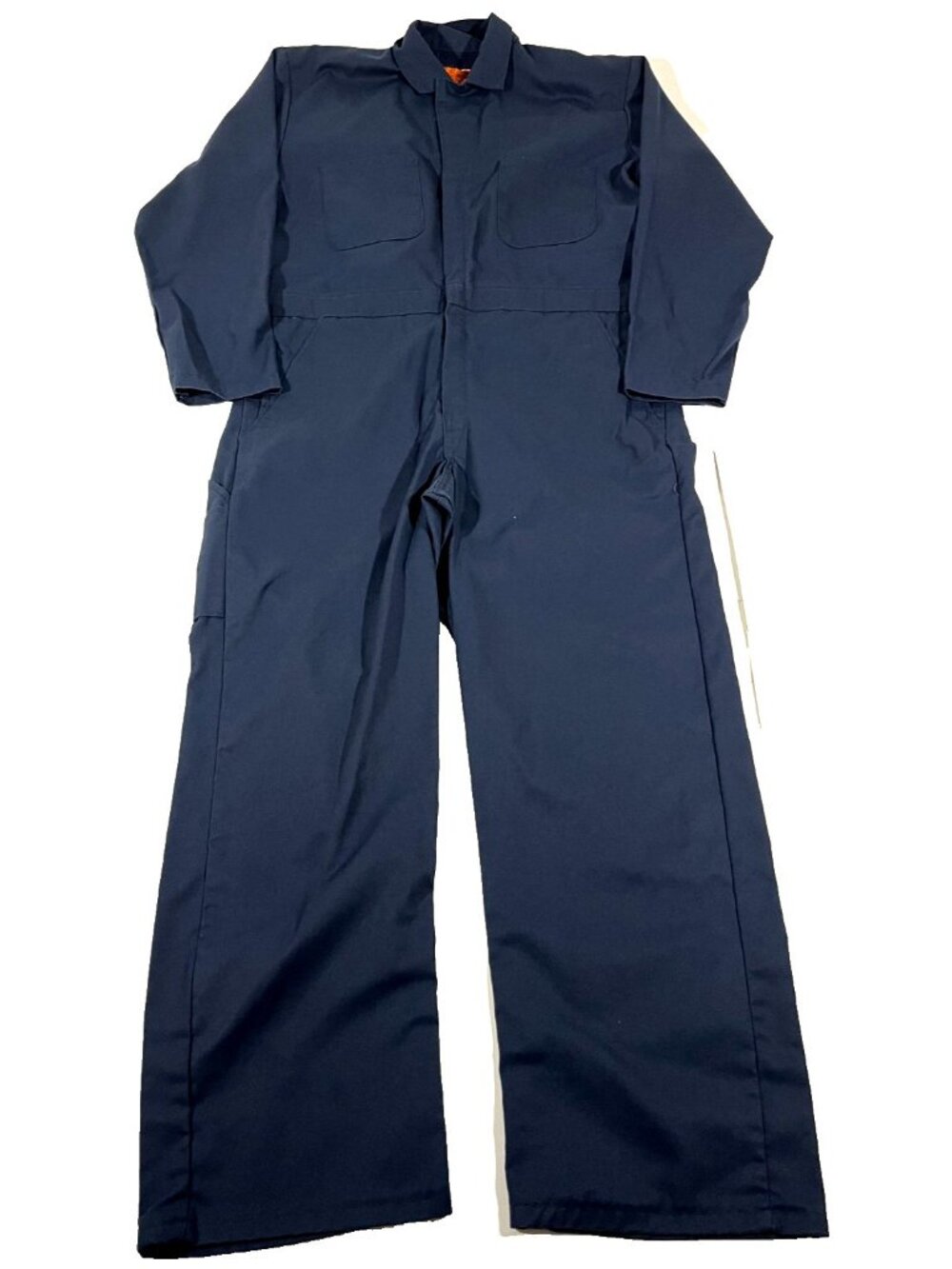 Red Kap Mens Blue Work Jumpsuit Coveralls Mechanic Workwear Size 42 Regular